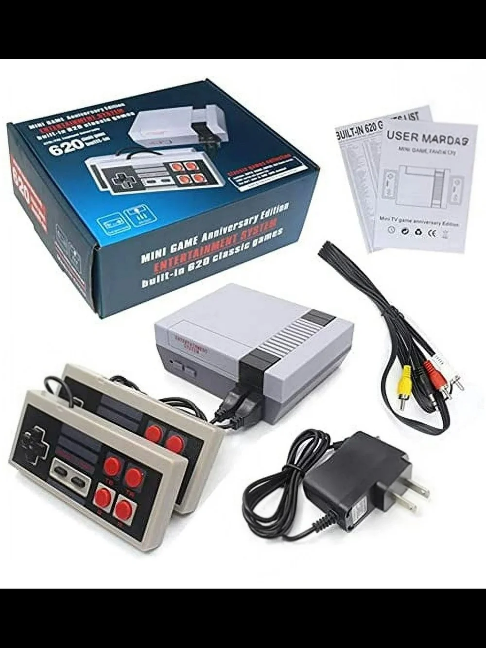 620 Built-in Classic NES Games Mini Console with Controllers NEW